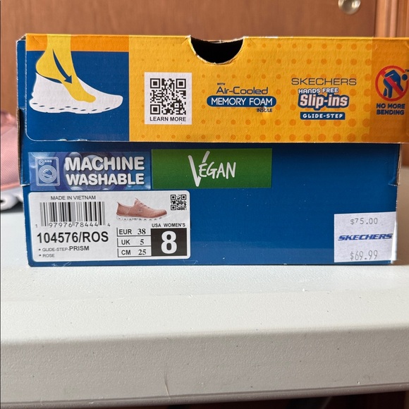 Skechers Women's Pink Athletic Slip-ins - Picture 8 of 8